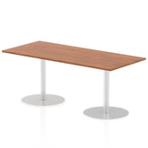Dynamic Italia 1800 x 800mm Poseur Rectangular Table Walnut Top 725mm High Leg ITL0305 DD
